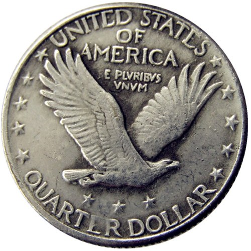 US 1917s Standing Liberty Quarter Dollar Silver Plated Copy Coin