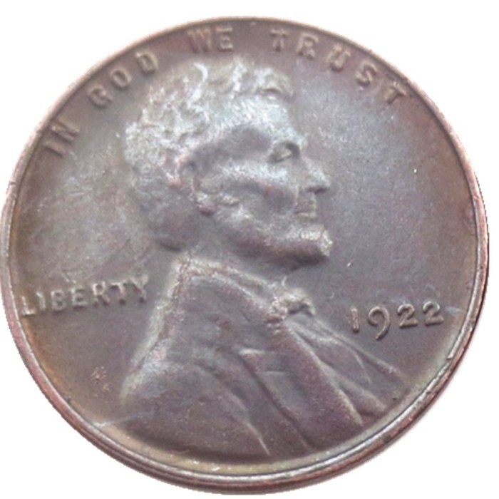 US 1922-P-S-D Lincoln Penny Cent 100% Copper Copy Coin