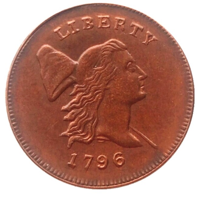 US 1796 Liberty Cap Half Cent Copy Coin