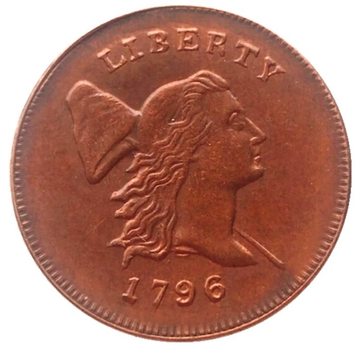 US 1796 Liberty Cap Half Cent Copy Coin