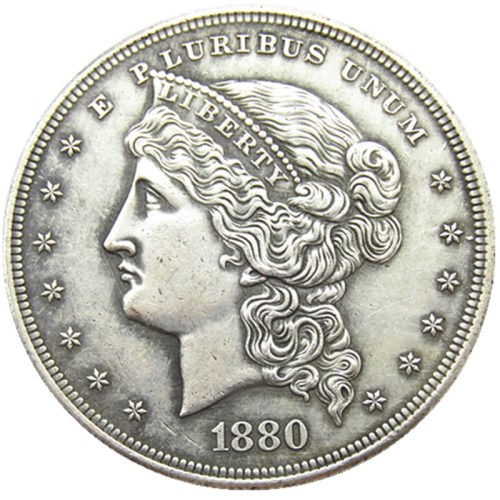 USA 1880 Metric Dollar Patterns Silver Plated Copy Coin