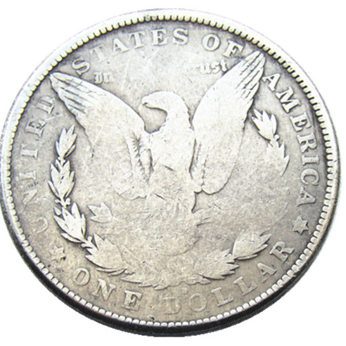US Morgan Dollar 1890 Silver Plated No Pressure Line Copy Coin
