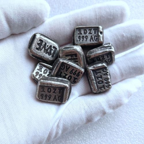 B(06) -B(13) 8pcs/lot Hobo Skull 1OZ Bar BEAVER BULLION Silver Plated Copy Bar