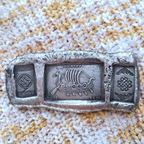 B(01) Hobo 1OZ Bar Silver Plated Copy Bar