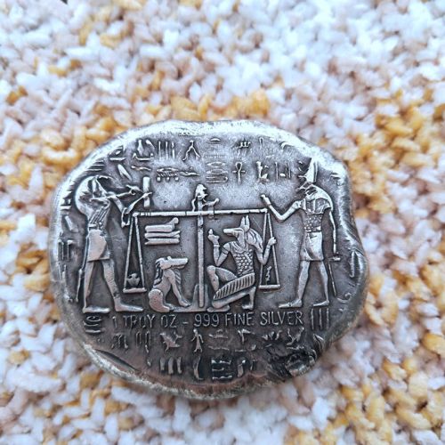 B(02) Hobo 1OZ Bar Silver Plated Copy Bar