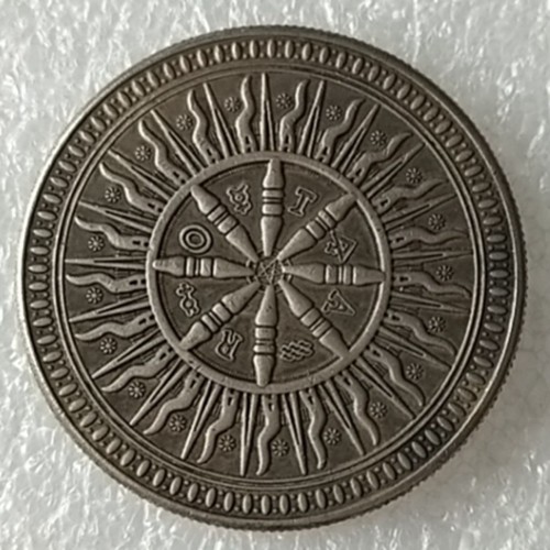 HB(272)HOBO US Morgan Silver Plated Dollar skull zombie skeleton Copy Coin