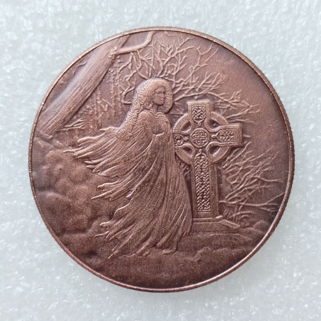 HB(288)HOBO US Morgan Dollar skull zombie skeleton 100% Copper Copy Coin