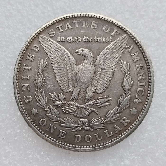 HB(231)HOBO US Morgan Silver Plated Dollar skull zombie skeleton Copy Coin
