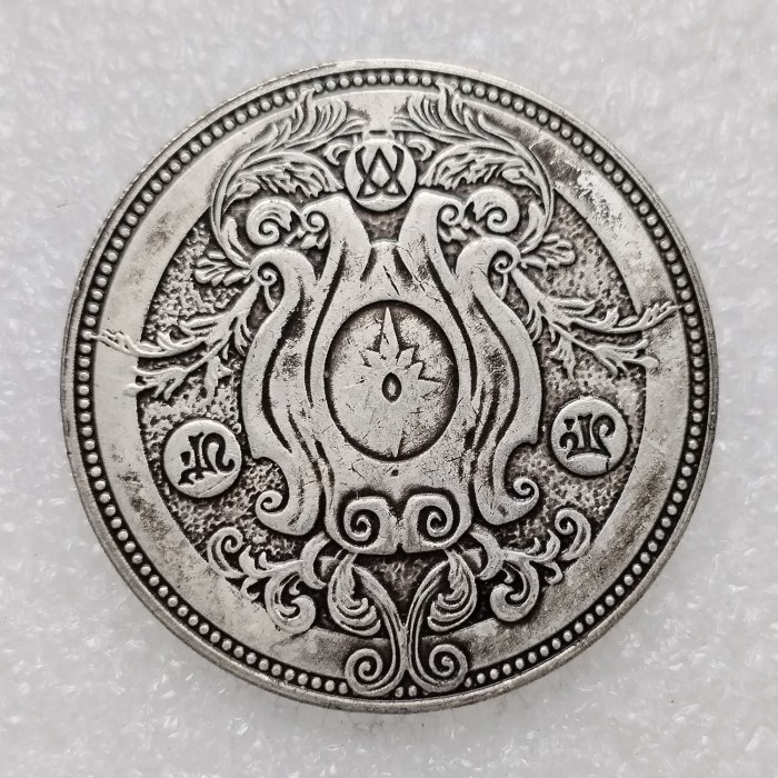 HB(259)HOBO US Morgan Silver Plated Dollar skull zombie skeleton Copy Coin
