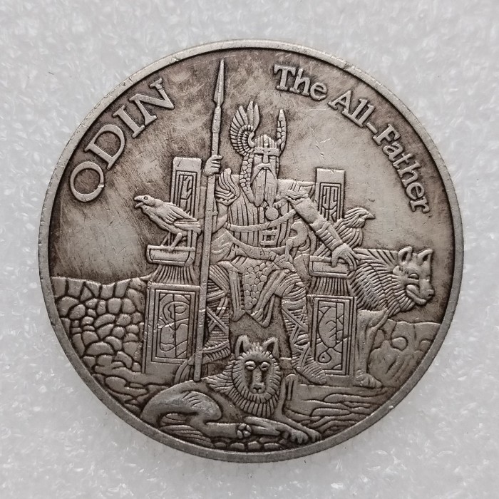 HB(240)HOBO US Morgan Silver Plated Dollar skull zombie skeleton Copy Coin