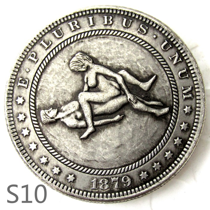Copy HOBO Sex Morgan Silver Dollar Copy Coin TypeS10