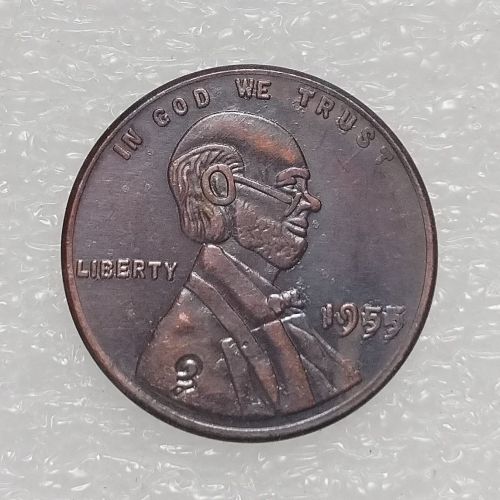 US(16) Hobo Nickel Lincoln Wheat Penny Pressed Copy Coin