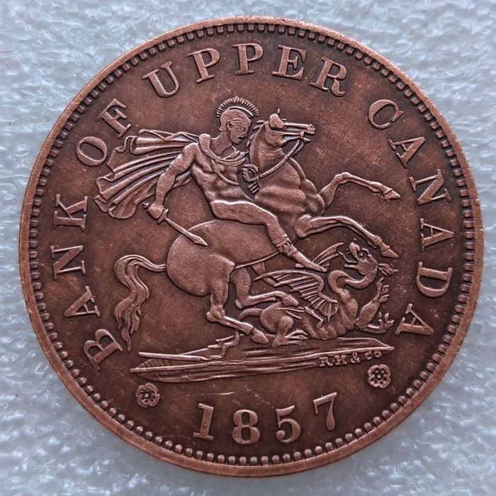Canada 1 Penny 1850-1857  100% Copper Copy Coins