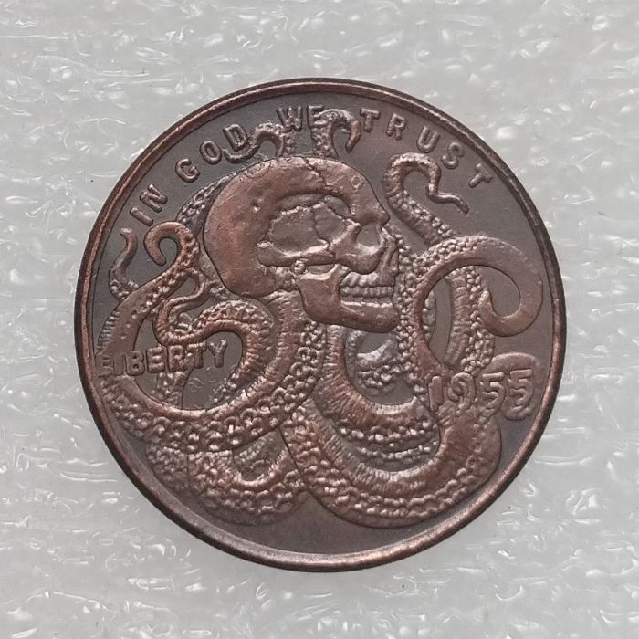 US(17) Hobo Nickel Lincoln Wheat Penny Pressed Copy Coin
