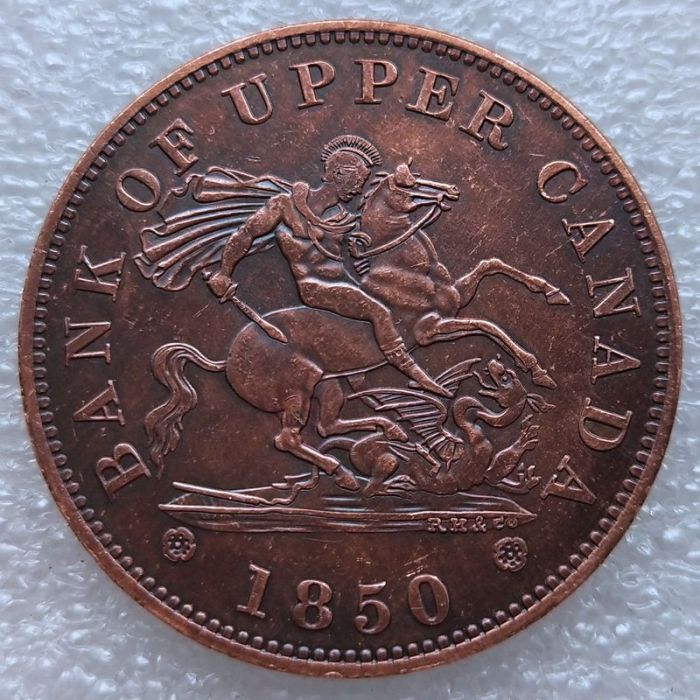 Canada 1 Penny 1850-1857  100% Copper Copy Coins