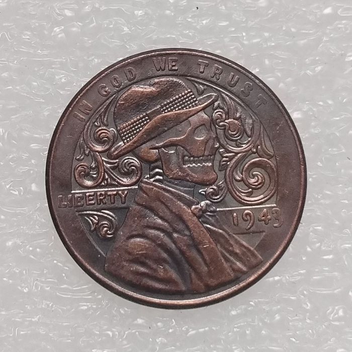 US(14) Hobo Nickel Lincoln Wheat Penny Pressed Copy Coin