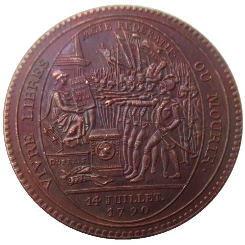 France 1792 Copper Copy Coins