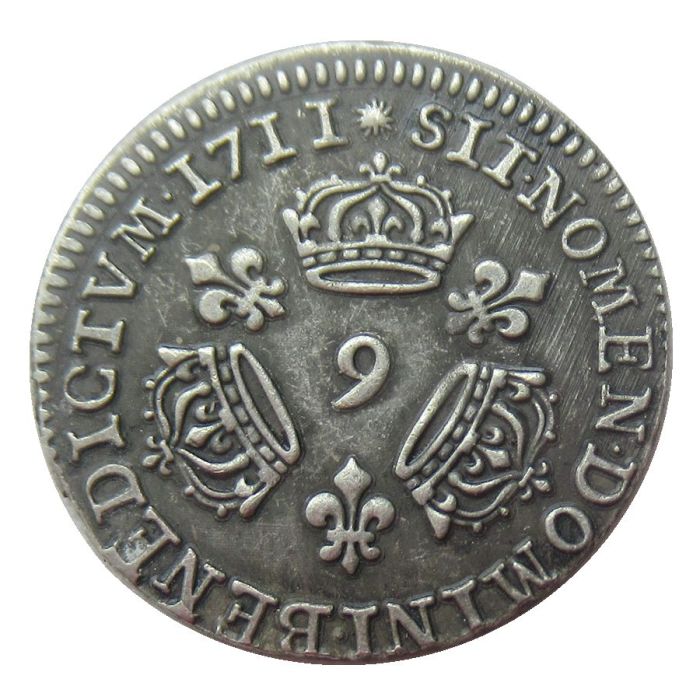France 1711 Silver Plated Copy Coins