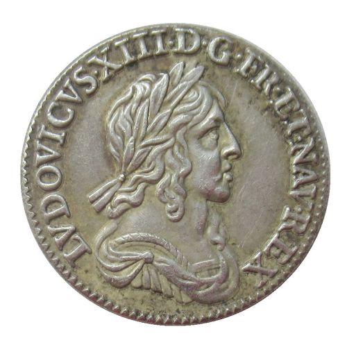 France 1642 Louis XII Silver Plated Copy Coins