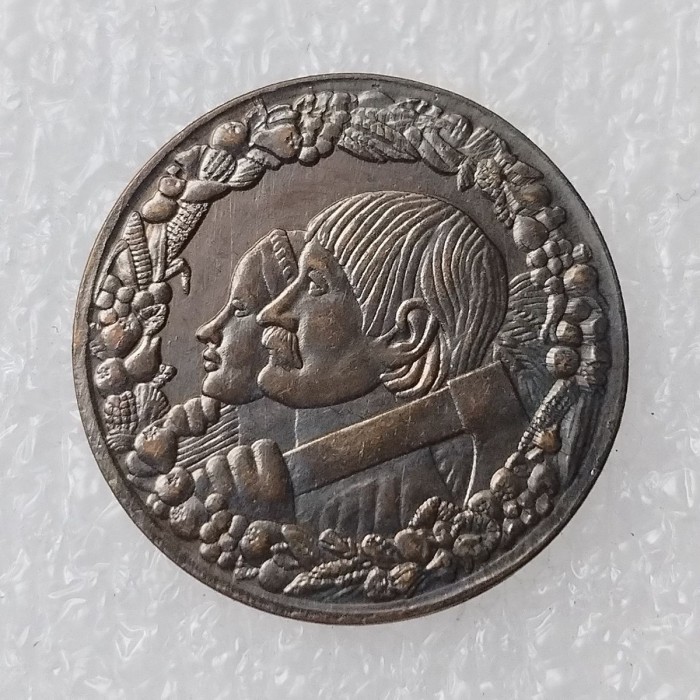 1925 Poland 10 Zlotych Vintage Copper Coins Copy 20.8mm