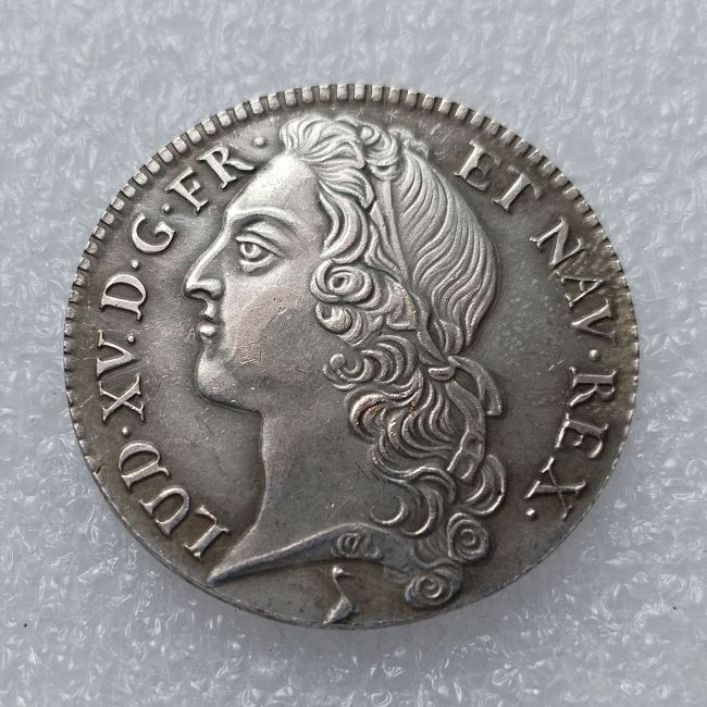 France 1764 Louis XV Silver Plated Copy Coins
