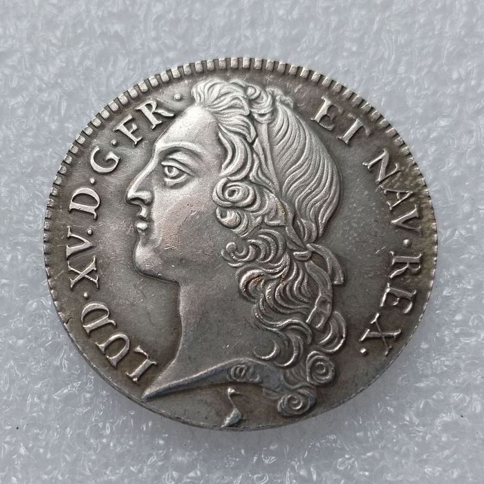 France 1764 Louis XV Silver Plated Copy Coins