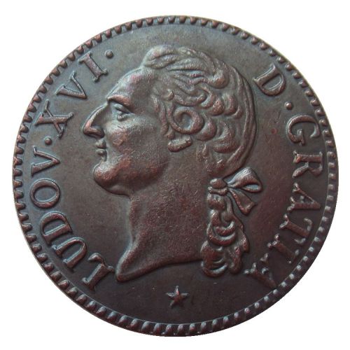 France 1788 Copper Copy Coins