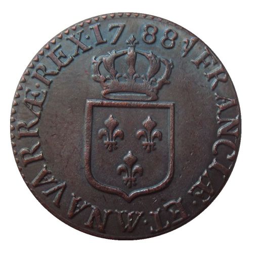 France 1788 Copper Copy Coins
