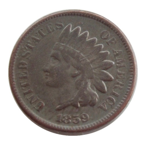US 1859 Indian Cent 100% Copper Copy Coin