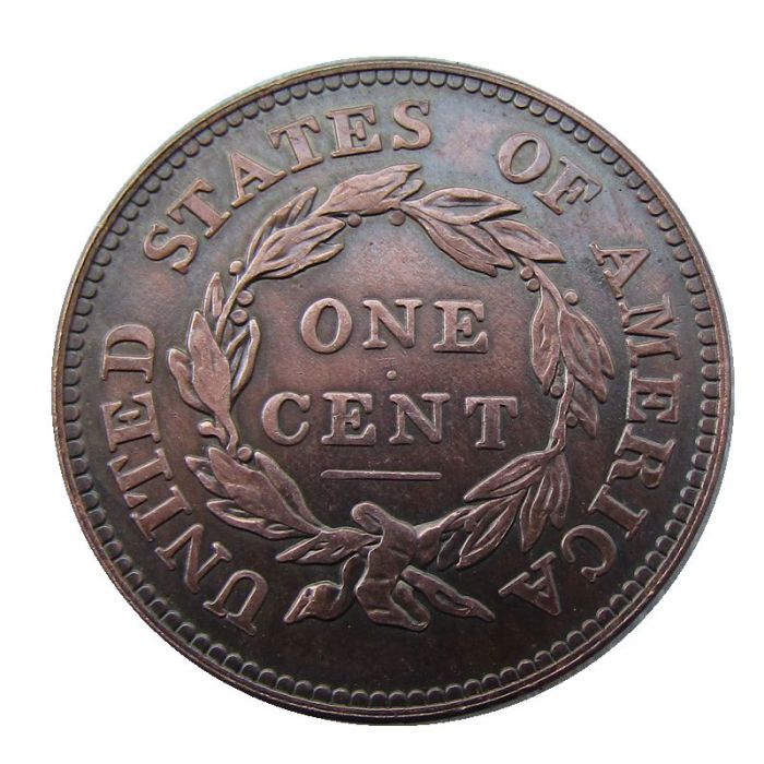 US 1819 Coronet Head Cent 100% Copper Copy Coin