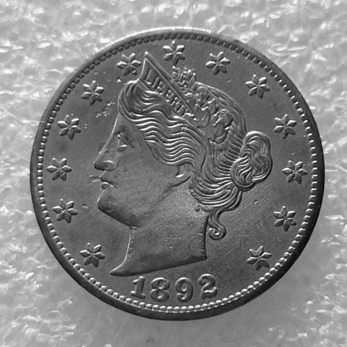 US 1892 Liberty Nicke with  CENTS   Five Cents Copy Coin