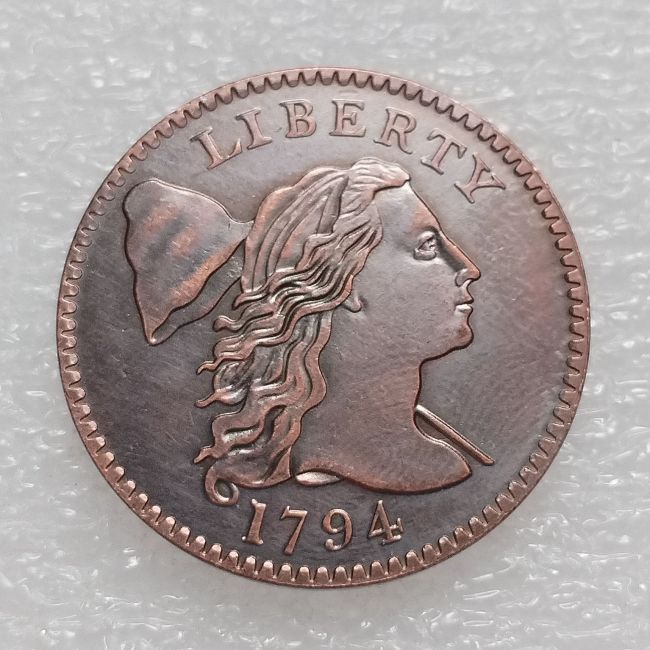 US 1794 1795 Liberty Cap Cent 100% Copper Copy Coin