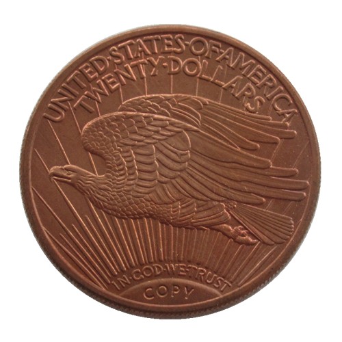 US 1933 20 Dollars COPY 100% Copper Copy Coins