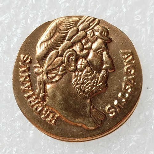 G(79)Ancient Greek Gold Plated Copy Coin About 19mm