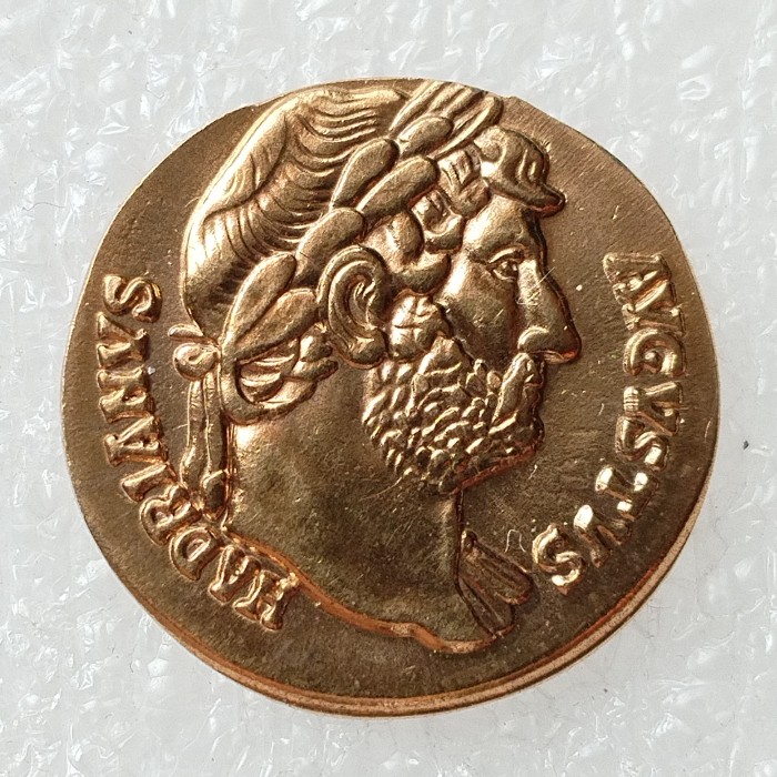 G(79)Ancient Greek Gold Plated Copy Coin About 19mm