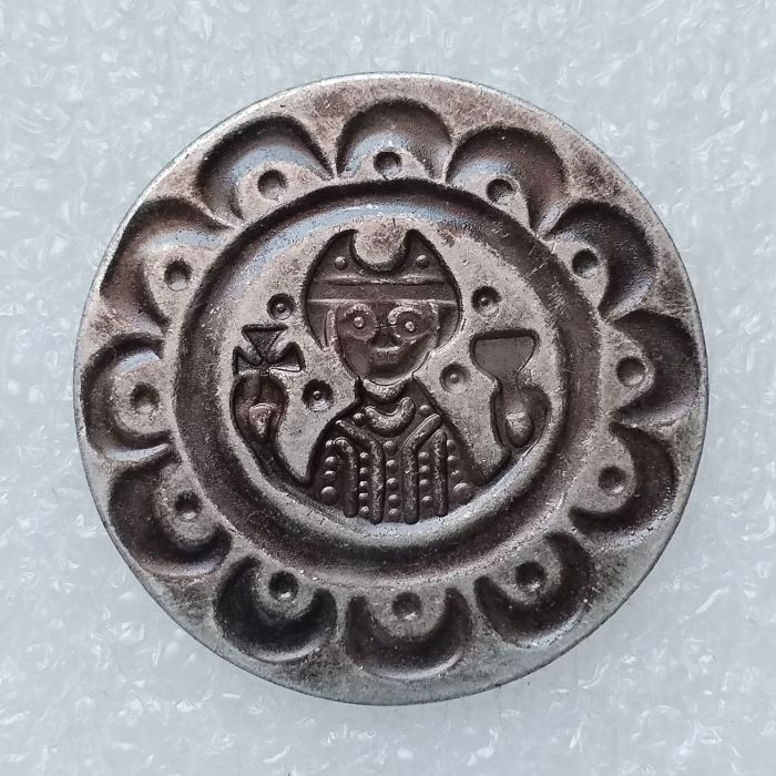 DE70 Germany Denier Bracteate Udalschak of Eschenlohe1184-1202 Silver Plated Copy Coins