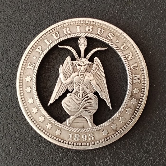USA Cut Coin One Dollar Amazing Art Hollow Out Metal Craft Collectible 232