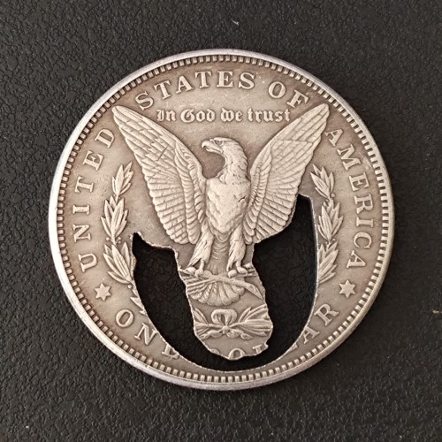 USA Cut Coin One Dollar Amazing Art Hollow Out Metal Craft Collectible 325
