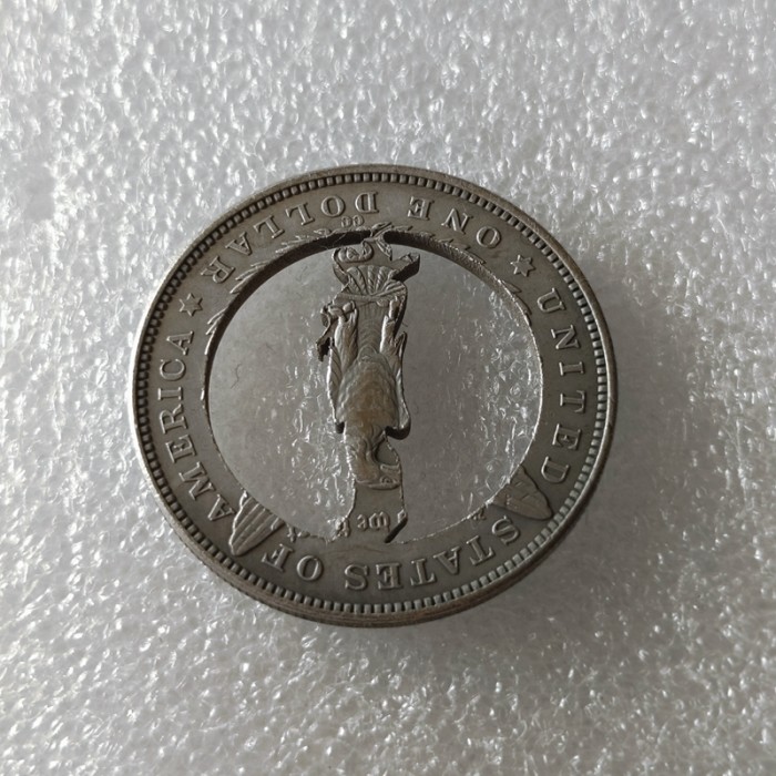 USA Cut Coin One Dollar Amazing Art Hollow Out Craft Collectible