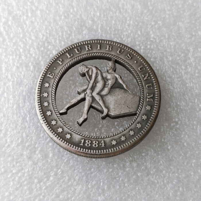 USA Cut Coin One Dollar Amazing Art Hollow Out Craft Collectible