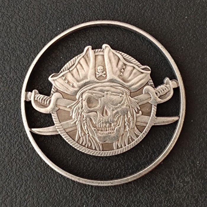 USA Cut Coin One Dollar Amazing Art Hollow Out Metal Craft Collectible 323