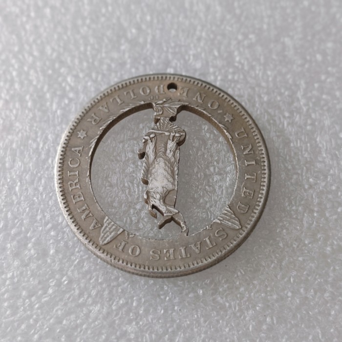 USA Cut Coin One Dollar Amazing Art Hollow Out Craft Collectible
