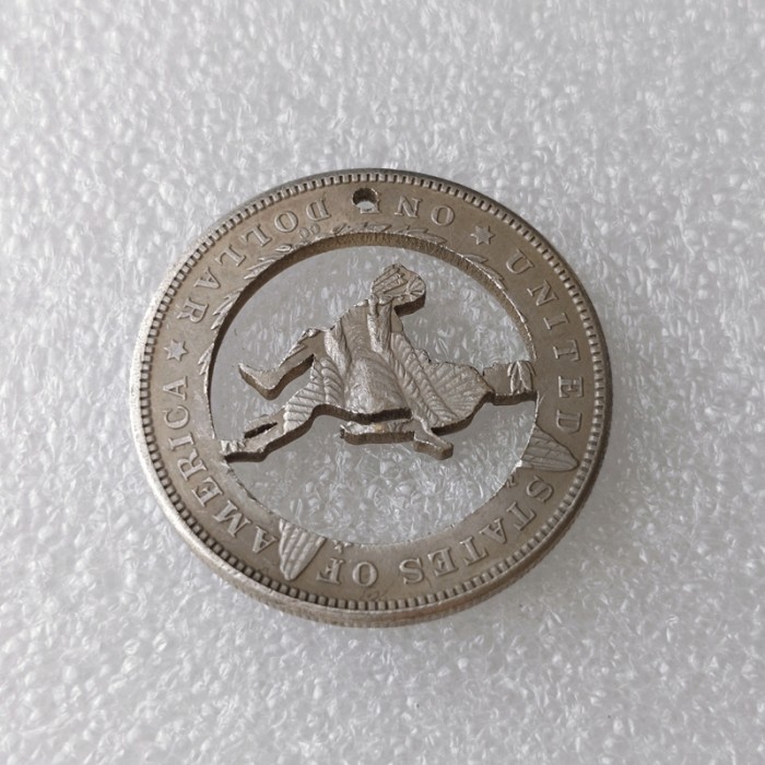 USA Cut Coin One Dollar Amazing Art Hollow Out Craft Collectible