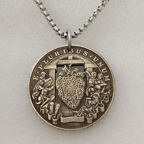 USA Cut Coin One Dollar Amazing Art Hollow Out Metal Craft Collectible 327