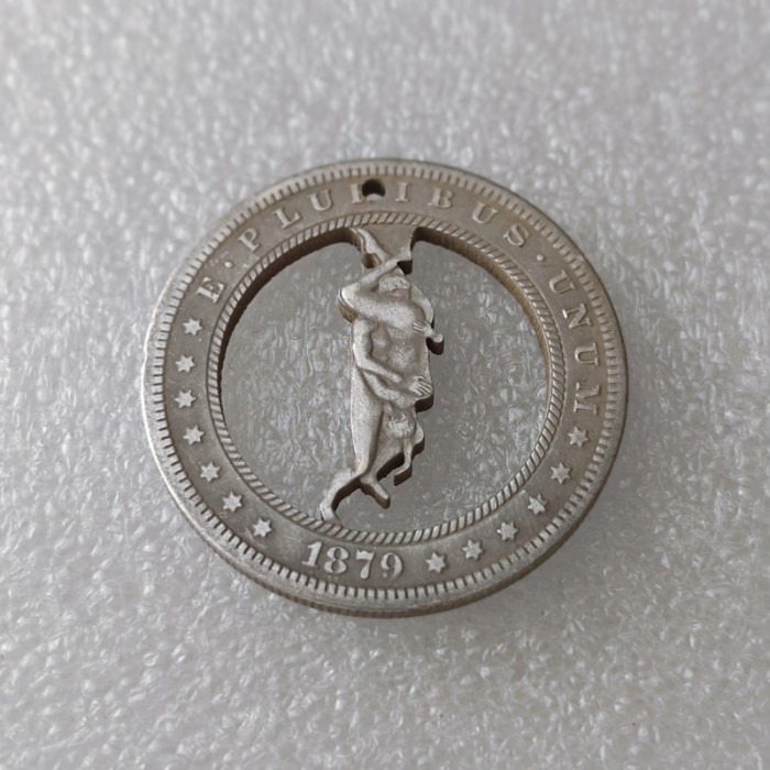 USA Cut Coin One Dollar Amazing Art Hollow Out Craft Collectible