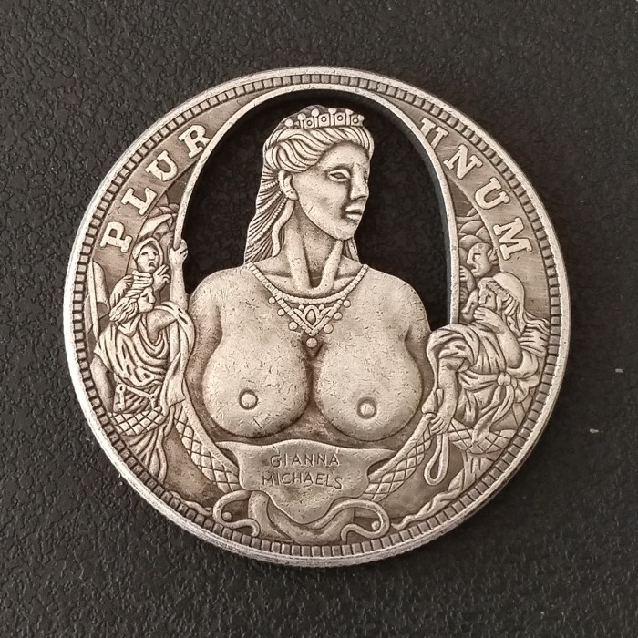 USA Cut Coin One Dollar Amazing Art Hollow Out Metal Craft Collectible 325