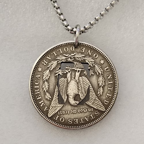 USA Cut Coin One Dollar Amazing Art Hollow Out Metal Craft Collectible 327
