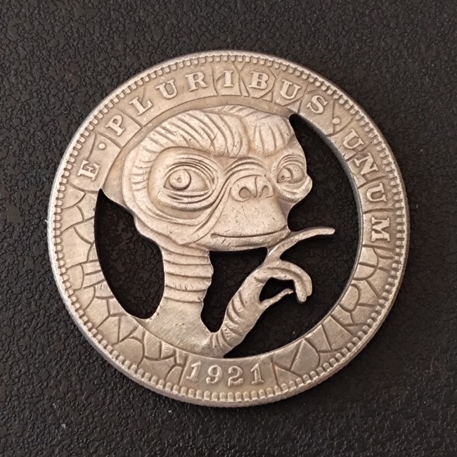Copy USA Cut Coin One Dollar Amazing Art Hollow Out Metal Craft Collectible 252
