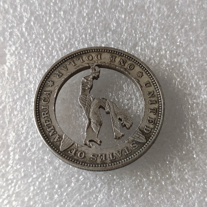 USA Cut Coin One Dollar Amazing Art Hollow Out Craft Collectible