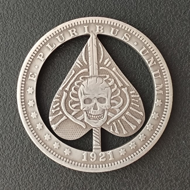 USA Cut Coin One Dollar Amazing Art Hollow Out Metal Craft Collectible 56
